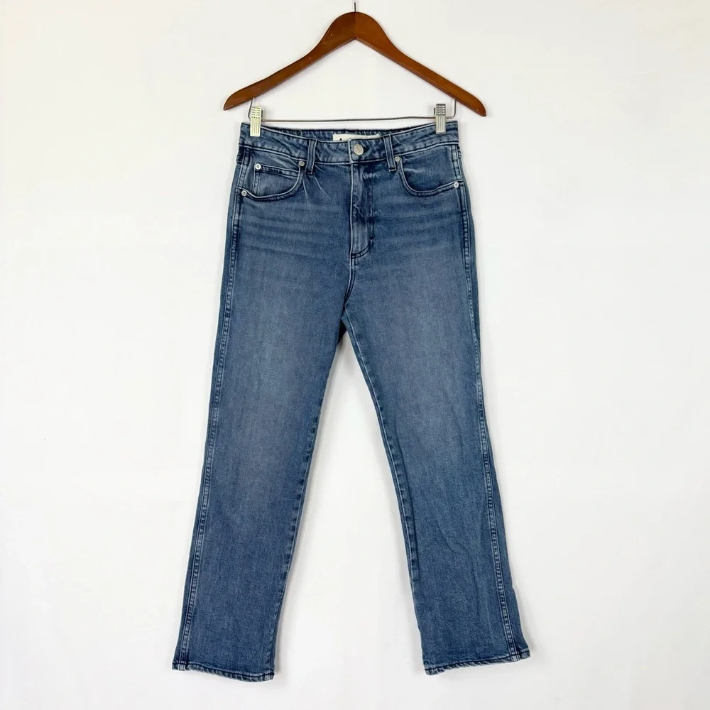 AMO Chloe Crop Straight Jeans You Are Loved Size 28‎